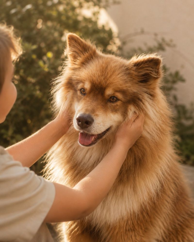 Un enfant et un chien lors d'un atelier PECCRAM
