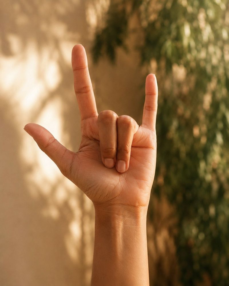 Main formant le signe « je t'aime »